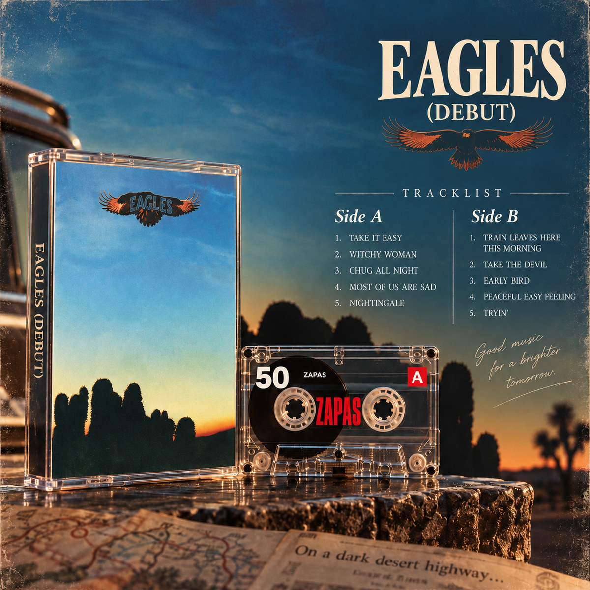 Eagles Vintage Cassette Tapes | Hotel California & Greatest Hits Rock Set