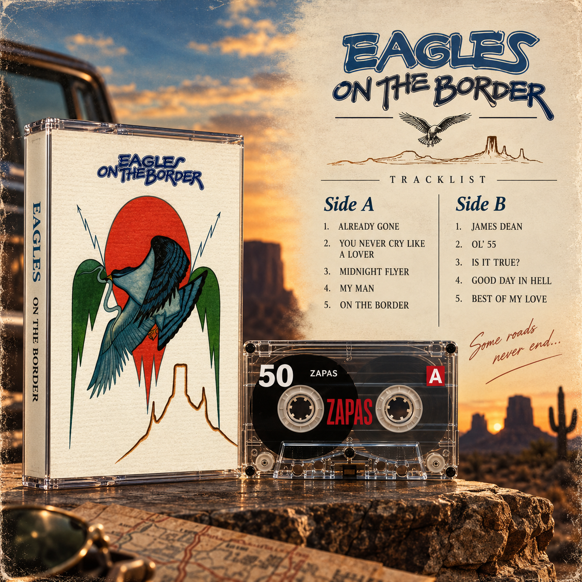 Eagles Vintage Cassette Tapes | One of These Nights & Iconic Live Collection