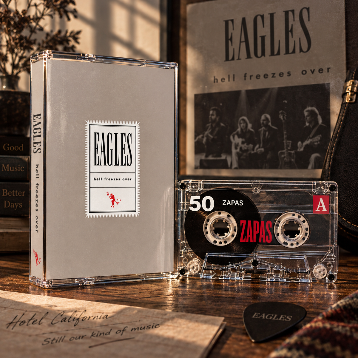 Eagles Vintage Cassette Tapes | One of These Nights & Iconic Live Collection