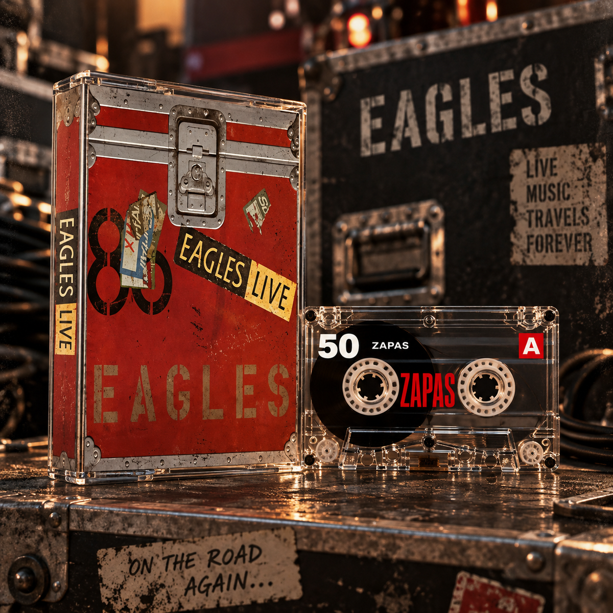 Eagles Vintage Cassette Tapes | One of These Nights & Iconic Live Collection