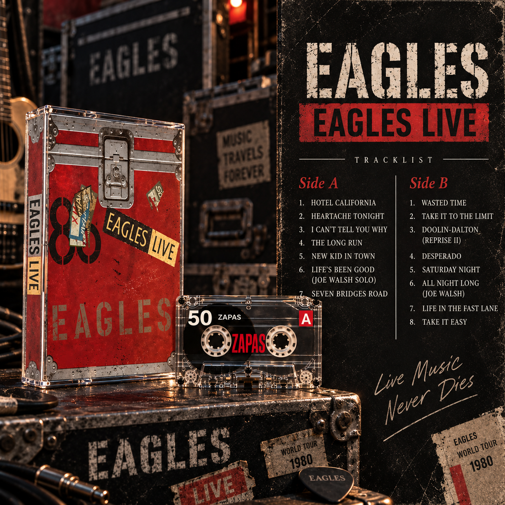 Eagles Vintage Cassette Tapes | One of These Nights & Iconic Live Collection
