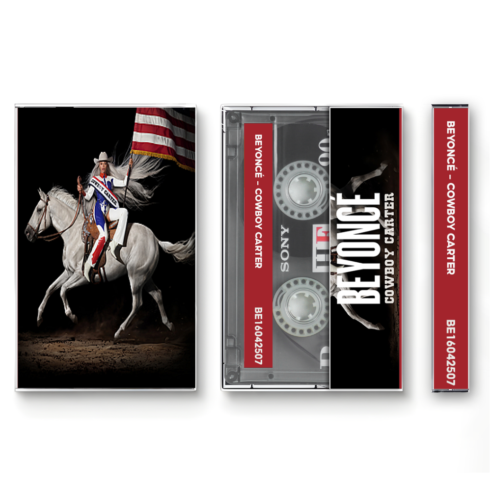 Beyoncé – Cowboy Carter Cassette Tape | Fanmade Country Soul Album | Retro Analog Collectible