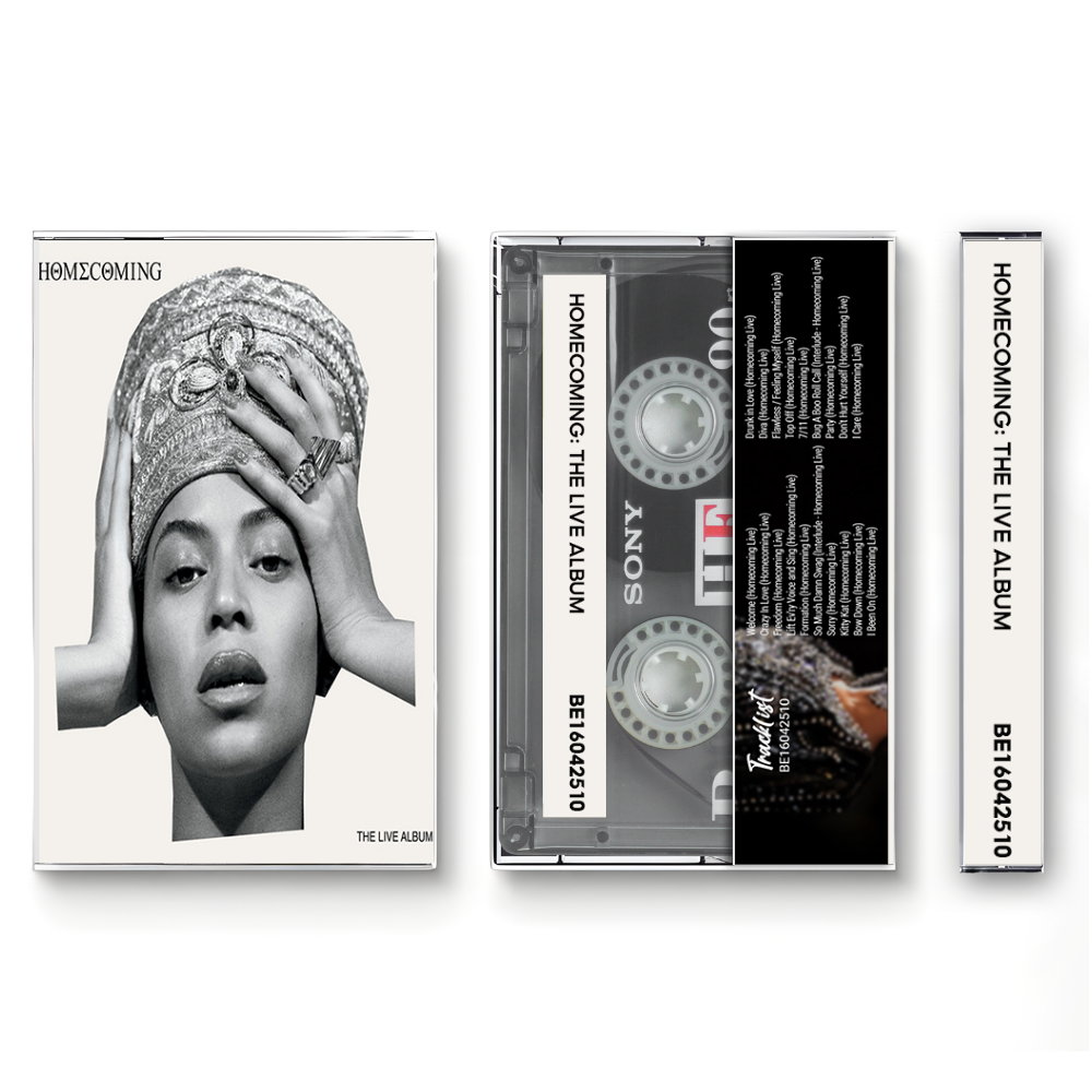 Beyoncé – Homecoming: The Live Album Cassette Tape | Fanmade Live R&B Pop Album | Retro Analog Collectible