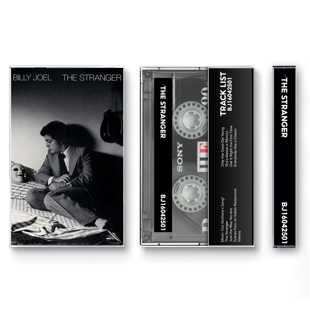 Billy Joel – The Stranger Cassette Tape | Fanmade Classic Rock Pop Album | Retro Analog Collectible