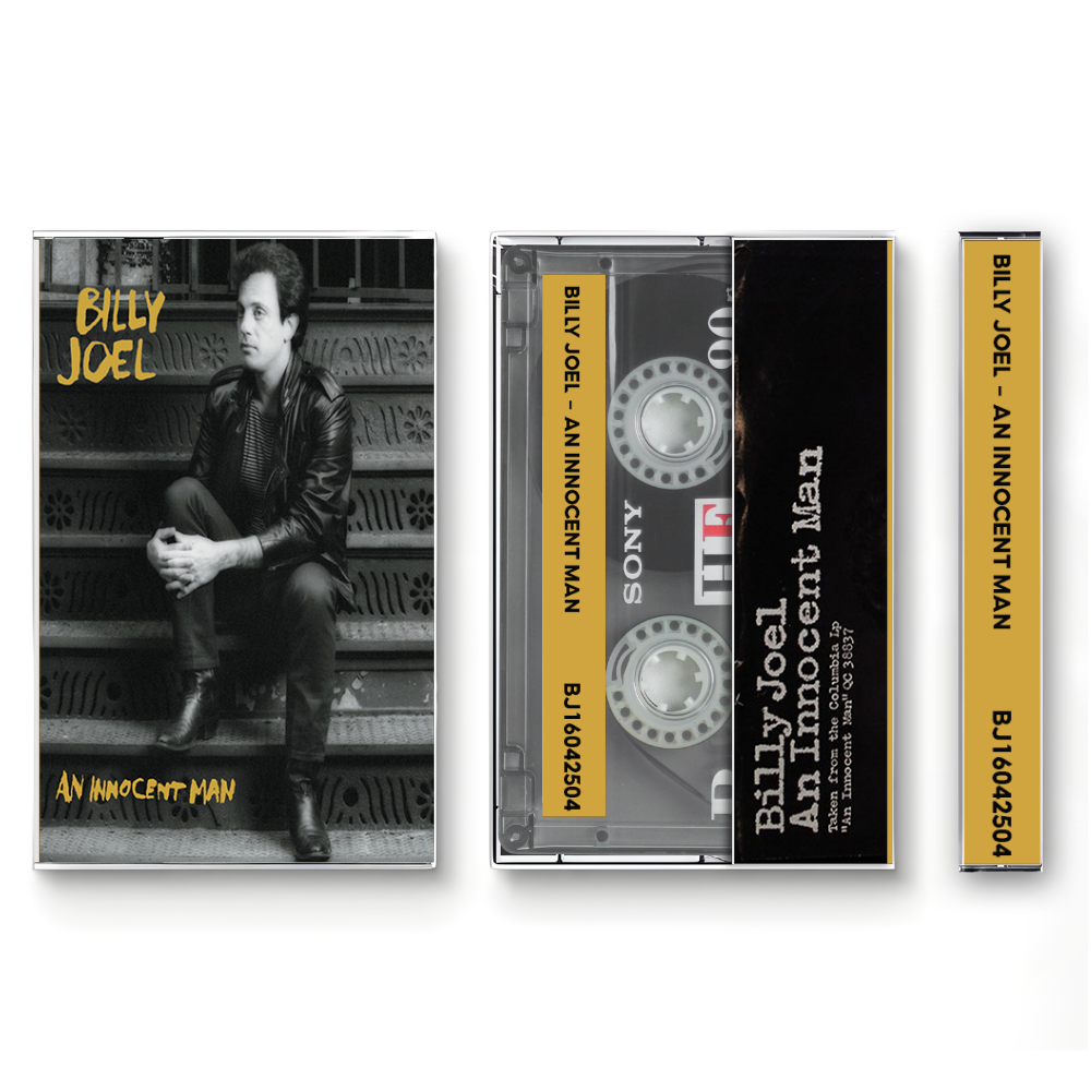 Billy Joel – An Innocent Man Cassette Tape | Fanmade Classic Pop Rock Album | Retro Analog Collectible