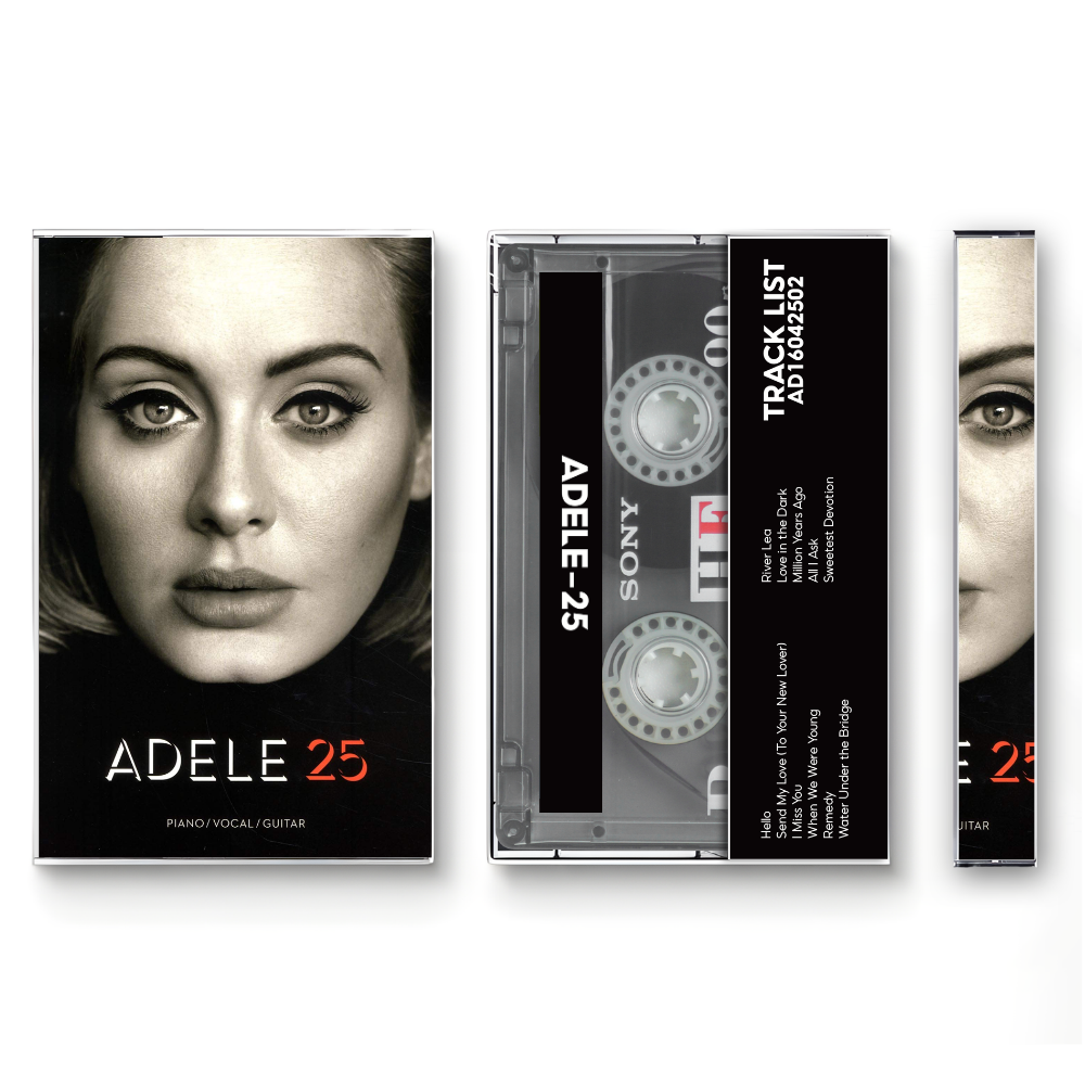 Adele – 25 Cassette Tape | Fanmade Pop Soul Album | Retro Analog Collectible