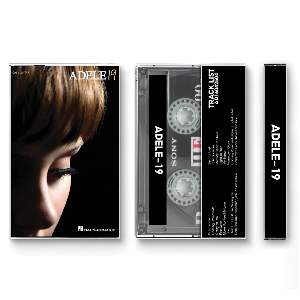 Adele – 19 Cassette Tape | Fanmade Pop Soul Album | Retro Analog Collectible