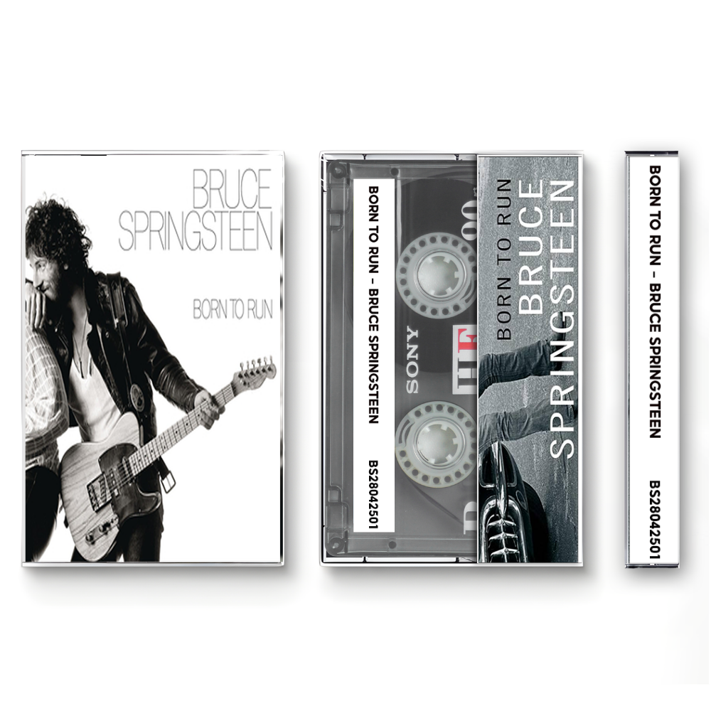Bruce Springsteen – Born to Run | Classic Rock Analog Cassette | Retro Music Collectible