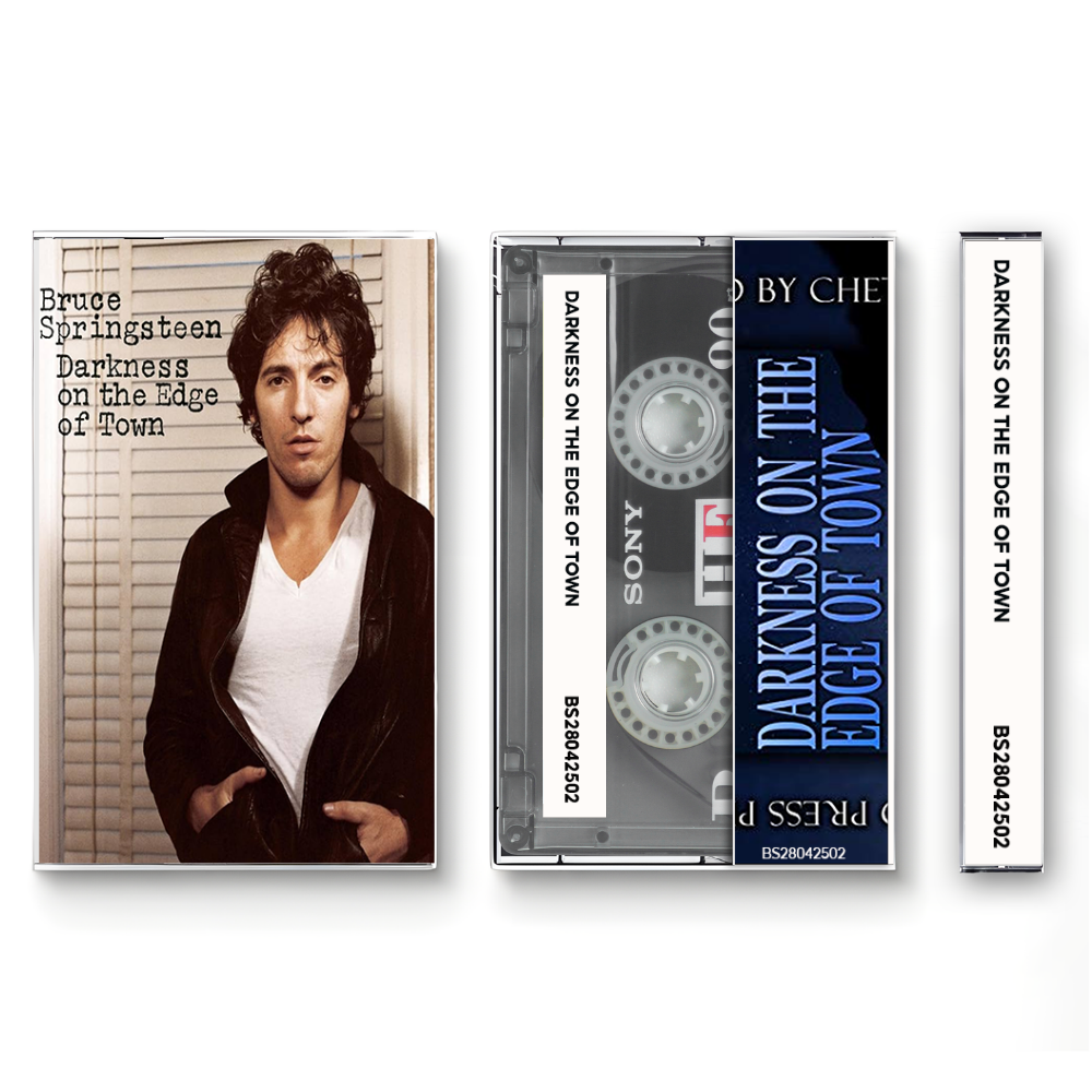 Bruce Springsteen – Darkness on the Edge of Town | Classic Rock Analog Cassette | Retro Music Collectible