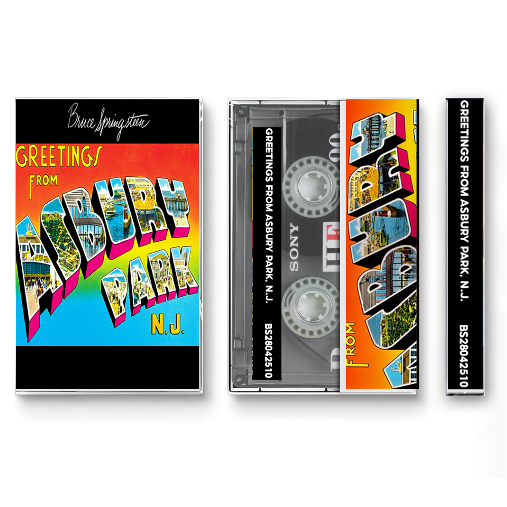 Bruce Springsteen – Greetings from Asbury Park, N.J. | Classic Rock Analog Cassette | Retro Music Collectible