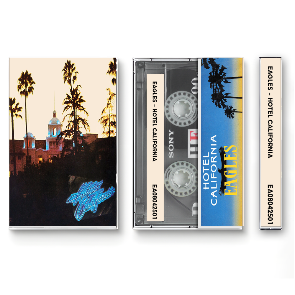Eagles – Hotel California | Classic Rock Analog Cassette | Retro Music Collectible
