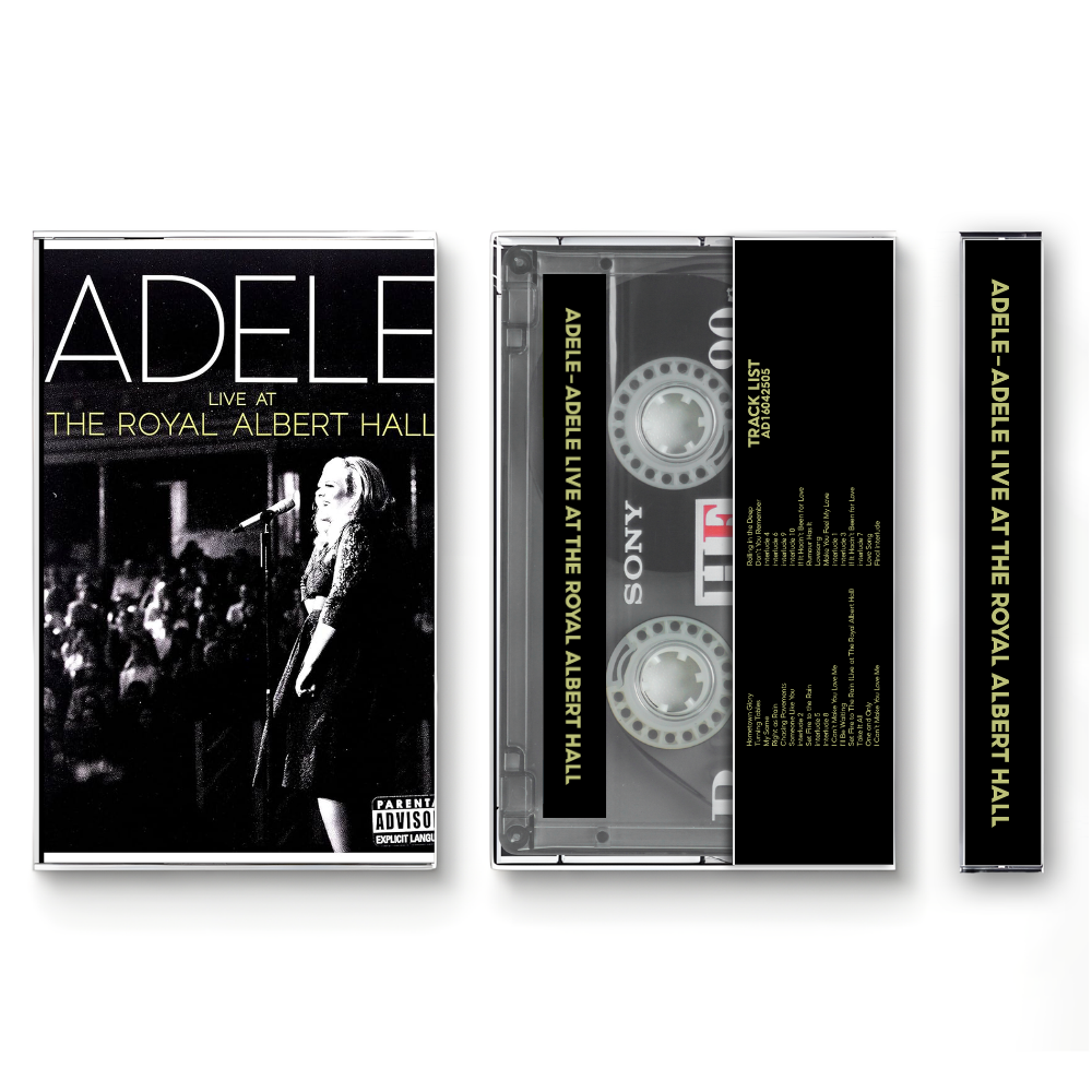 Adele – Live at the Royal Albert Hall Cassette Tape | Fanmade Live Album | Retro Analog Collectible