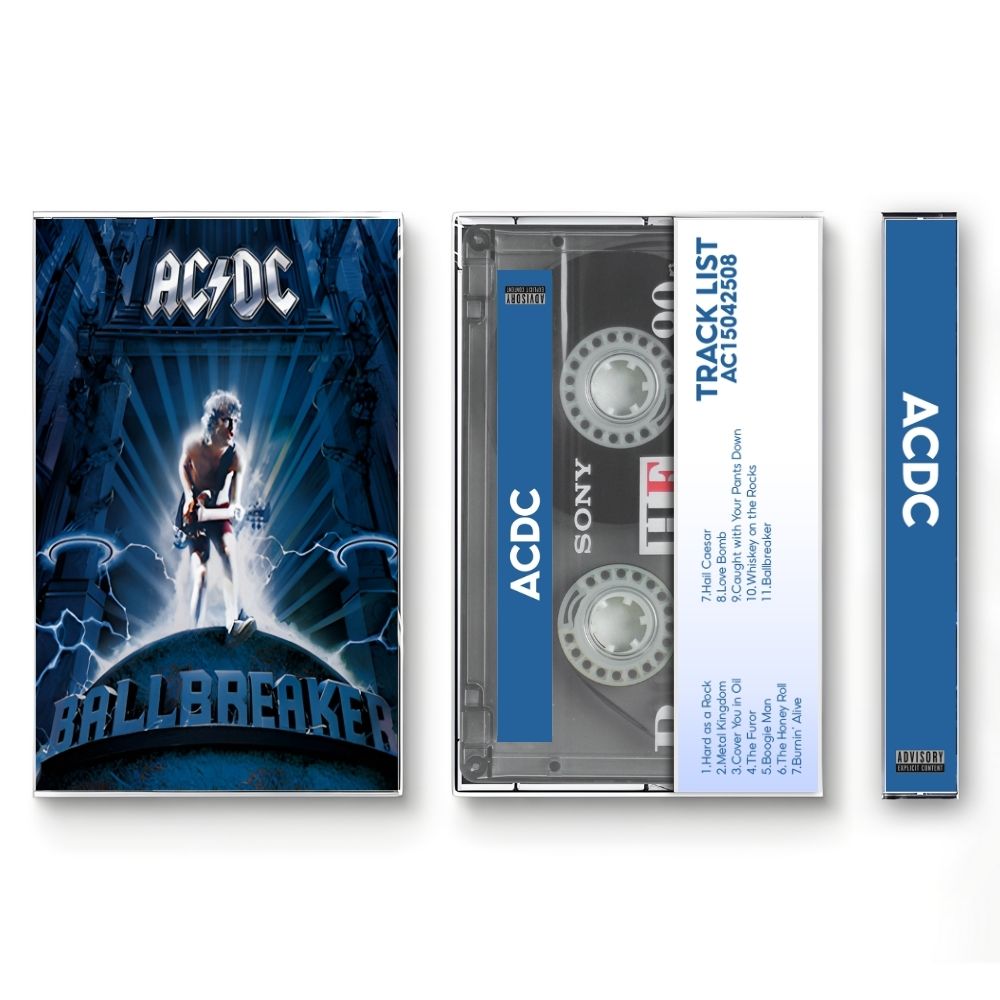 Ballbreaker – AC/DC Cassette Tape