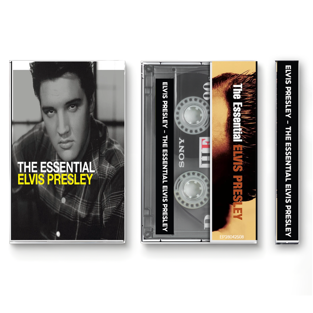 Elvis Presley – The Essential Elvis Presley Fanmade Cassette Tape | Rock & Roll / Pop / Rockabilly Analog Cassette | Retro Vintage Cassette Collector Edition