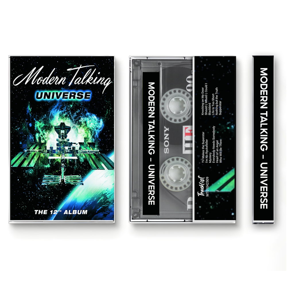 Modern Talking – Universe (2003) Fanmade Cassette Tape | Eurodance / Synth-pop Analog Cassette | Retro Vintage Cassette Collector Edition