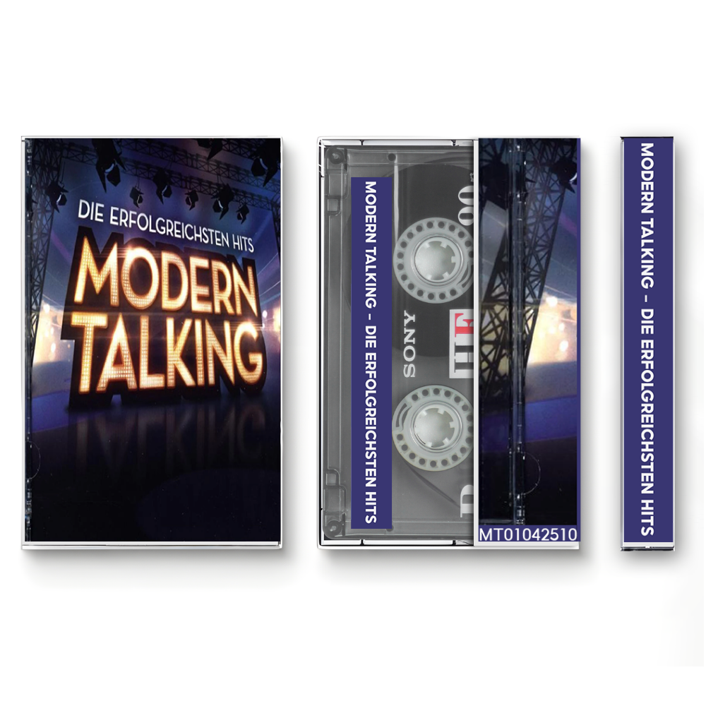 Modern Talking – Die Erfolgreichsten Hits Fanmade Cassette Tape | Eurodisco / Synth-pop Analog Cassette | Retro Vintage Cassette Collector Edition