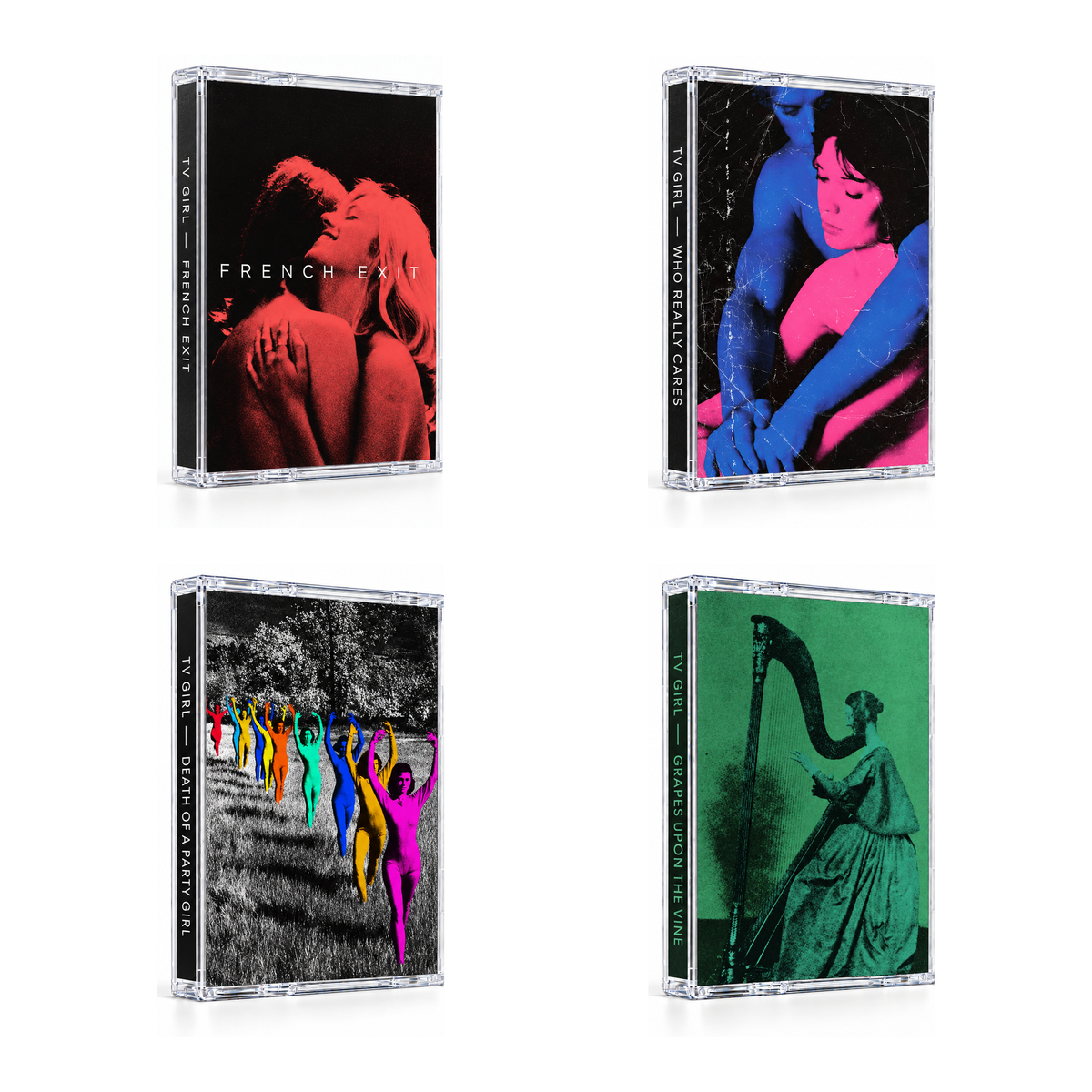 TV GIRL – FOUR-ALBUM HANDMADE CASSETTE COLLECTION